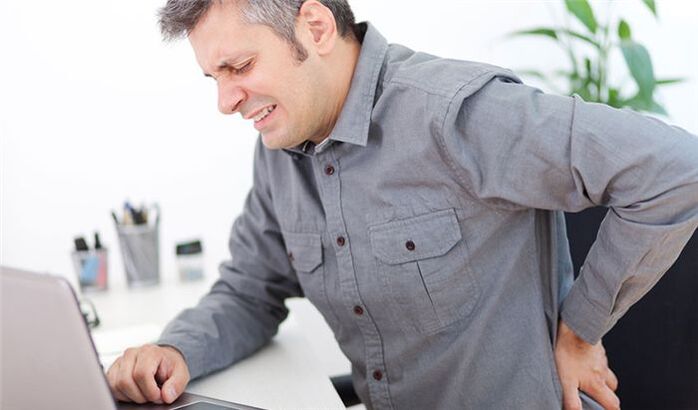 rugpijn met osteochondrose